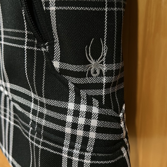 Spyder black & white plaid jacket - Picture 4 of 12